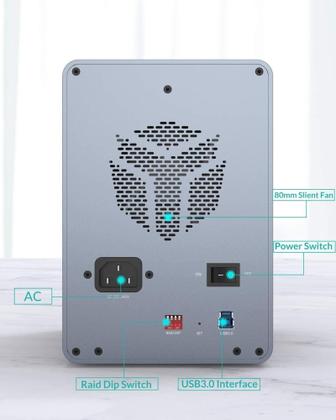 Imagem de HD Storage Raid - 5 Baias - Até 80TB - FS5RU3