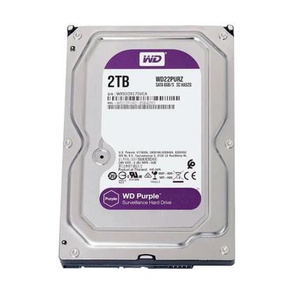 Imagem de HD WD 2TB Disco Rigido Sata Purple Surveillance WD20PURX