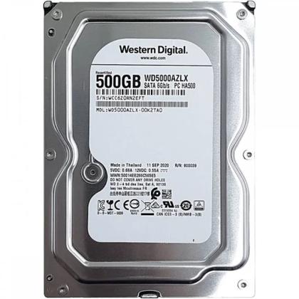 Imagem de HD WD Blue 500GB 7200RPM SATA 3.5 Desktop WD5000AZLX