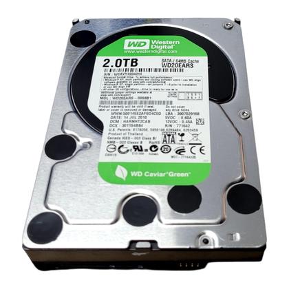 Imagem de Hd Western Digital 2tb Wd20ears Green 64mb Sata Intellipower