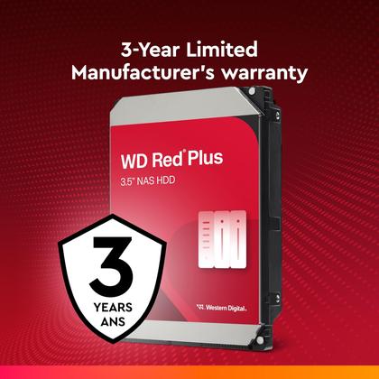WD Red Plus 3.5インチ HDD 4TB Western Digital Disco rígido interno WD Red Plus NAS de 4 TB