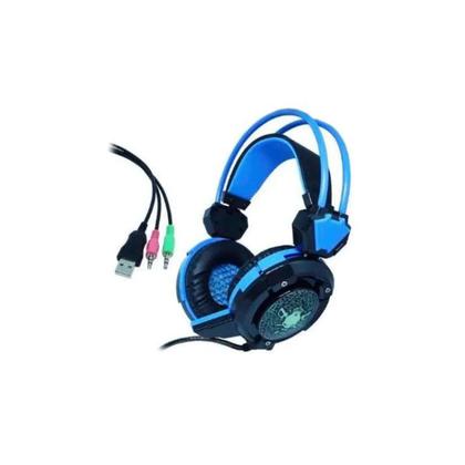 Imagem de Headfone gamer xsoldado com microfone e led gh-x30 azul
