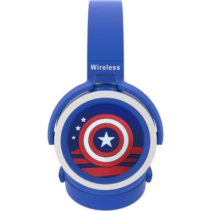 Imagem de Headphone Bluetooth Ajustável c/ Microfone Infantil Heróis