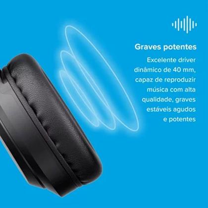 Imagem de Headphone Bluetooth Bass 300 I2go Com Microfone Integrado