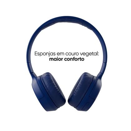 Imagem de Headphone Bluetooth Get Go Azul 12 horas de reprodução