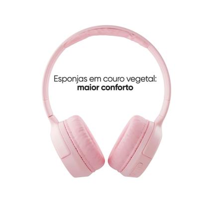 Imagem de Headphone Bluetooth Get Go Rosa 12 horas de reprodução