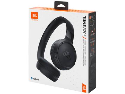 Imagem de Headphone Bluetooth JBL Tune 520BT com Microfone Preto