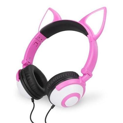Imagem de Headphone Gatinho Cosplay Com Fio