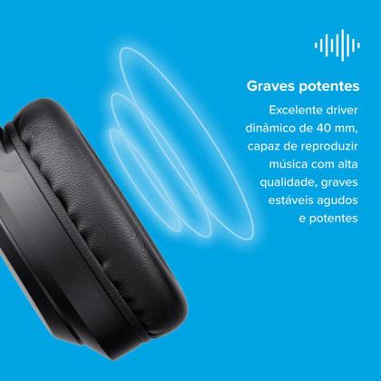 Imagem de Headphone I2GEAR096 Bluetooth BASS 300 com Microfone Integrad i2GO