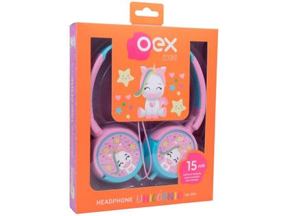 Imagem de Headphone Infantil OEX Kids  - HP304 Unicórnio Rosa