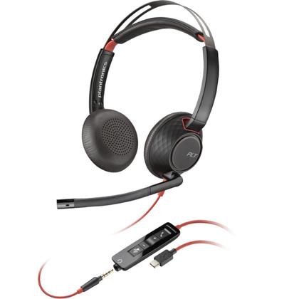 Imagem de Headset Blackwire BW5220 USB-A e USB-C Poly
