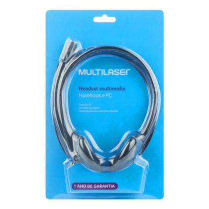Imagem de Headset Estéreo com Microfone - Multilaser PH002