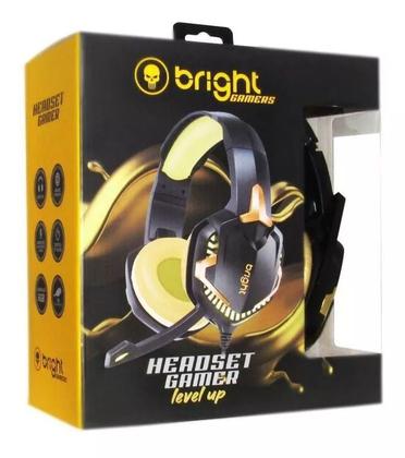 Imagem de Headset Fone De Ouvido Gamer Surround Led Usb P3 7.1 Bright Cor Level Up