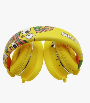 Imagem de Headset Fone Infantil  Bluetooth Monsters Cartoon Sem Fio para Crianças