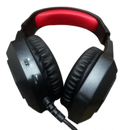 Imagem de Headset Fone Ouvido Gamer RGB Pc Celular Video Game Red