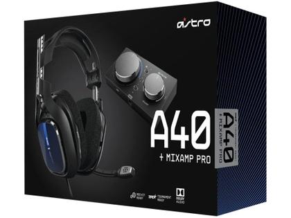 Headset Gamer Astro A40 + Mixamp Pro TR - para PS4 PC e MAC USB