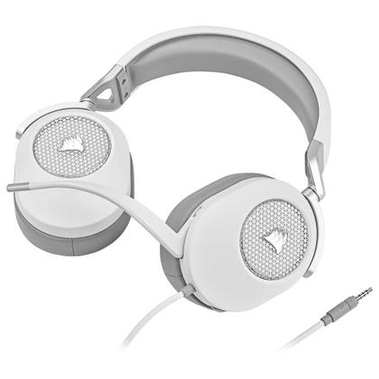 Imagem de Headset Gamer Corsair HS65 USB/P2, Surround 7.1, Drivers 50mm - Branco - CA-9011271-NA