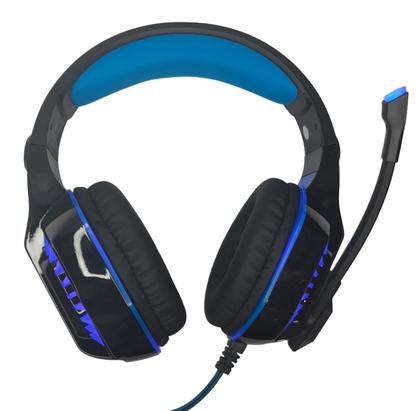 Imagem de Headset Gamer Fone de Ouvido Microfone Articulado Led Falante 50mm USB P2 3,5mm