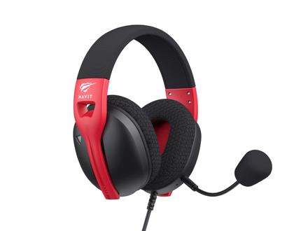 Imagem de Headset Gamer Havit Fuxi-h5 3.5mm Driver 50mm Preto/vermelho