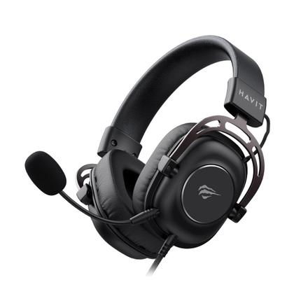 Imagem de Headset Gamer Havit Gamenote H2002Y 3.5mm Microfone Removível Preto/Cinza