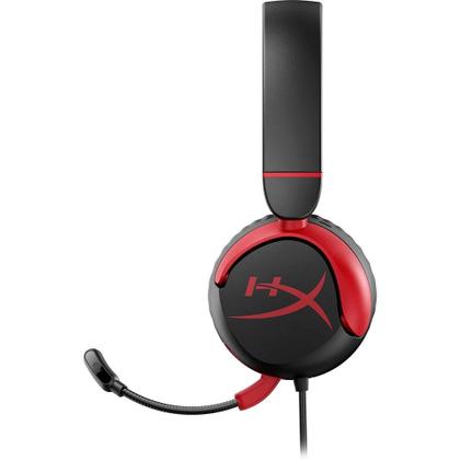 Imagem de Headset Gamer Kids HyperX Cloud Mini, Bluetooth, Driver 30mm, USB-C, Preto - 7G8F1AA