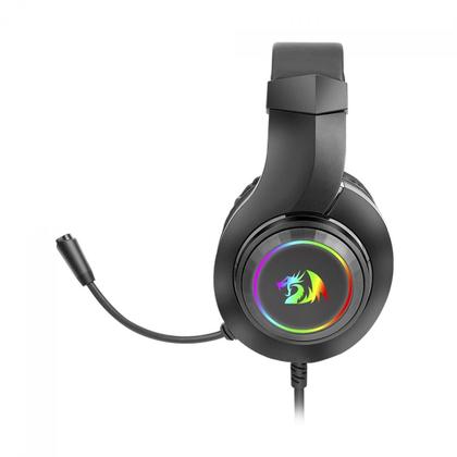 Imagem de Headset Gamer Redragon Hylas 3.5Mm + Usb Rgb Preto H260Rgb