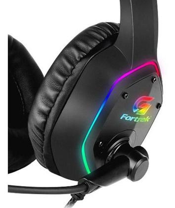 Imagem de Headset Gamer RGB Blackfire Preto FORTREK P2 + Adap P3