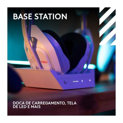 Headset Gamer Sem Fio Astro Gaming A50 X LIGHTSPEED + Base Station