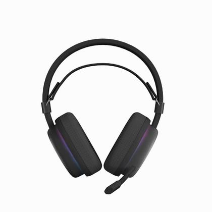 Imagem de Headset Gamer Sem Fio Evolut Kon, RGB, Driver 40mm, Bluetooth e 3.5mm, Preto - EG350