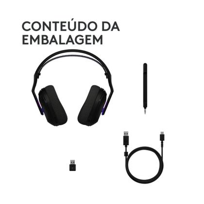 Headset Gamer Sem Fio Logitech G522 LIGHTSPEED LIGHTSYNC, RGB