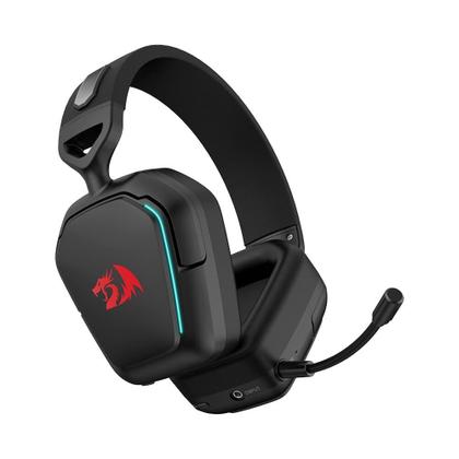 Imagem de Headset Gamer Sem Fio Redragon Mira, RGB, 7.1, Drivers 40mm, Bluetooth, P2, Preto - H868