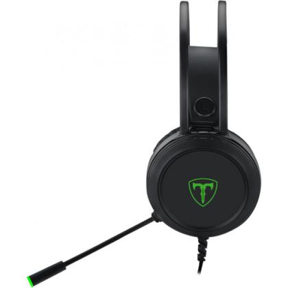 Imagem de Headset Gamer T-Dagger Ural LED Verde Driver 40mm Preto e Verde - T-RGH202