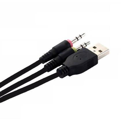 Imagem de Headset Gamer Verde EJ-008 P2 USB C/ Microfone Cabo 2,20m