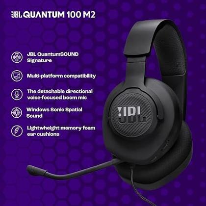 Imagem de Headset JBL Quantum 100 M2 Gamer - Preto