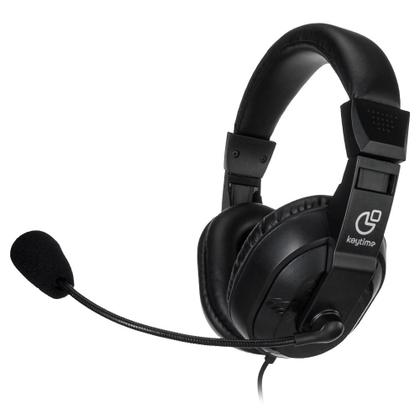 Imagem de Headset Keytime Office Protalk KYT00024 USB com Mic Preto