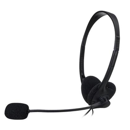 Imagem de Headset Office Keytime Standard Com Microfone 30mm 3.5mm Preto- KYT00026