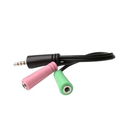 Imagem de Headset Pro P2 Preto Mic Com Noise Reduction e Adaptador P3