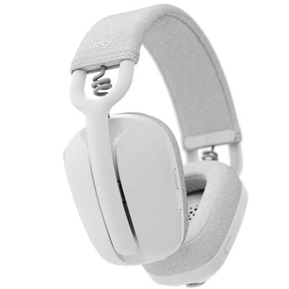 Imagem de Headset Sem Fio Logitech Zone Vibe 100 - Branco - 981-001218