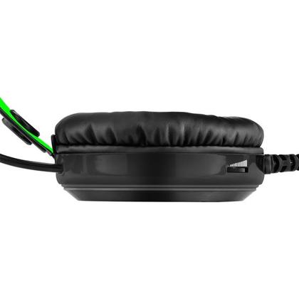 Imagem de Headset T-Dagger Ural Preto/Verde Com Led Verde T-Rgh202