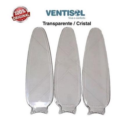 Imagem de Hélice 3 Pás Para Ventilador De Teto Ventisol Wind Cristal