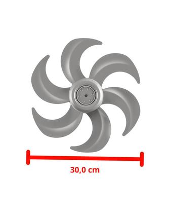 Imagem de Hélice 6 Pás 30cm Para Ventilador Mondial Vt-31 Cor:Cinza