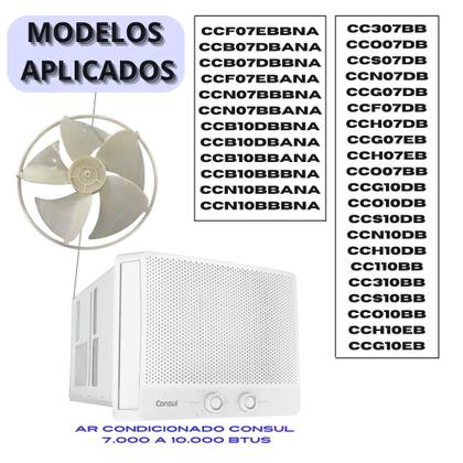 Imagem de Hélice Ar Condicionado Consul Janela 7 A 10000 Btus 