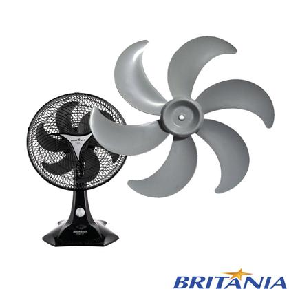 Imagem de Hélice para ventilador britânia 6 pás 30cm  protect 30   protect 30 six  cor: cinza claro