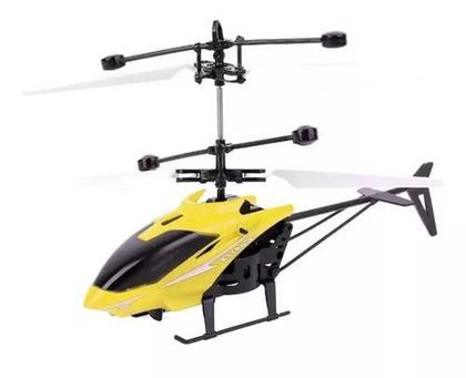 Imagem de Helicoptero Brinquedo Com Controle Remoto Recarregável E Sensor(am)