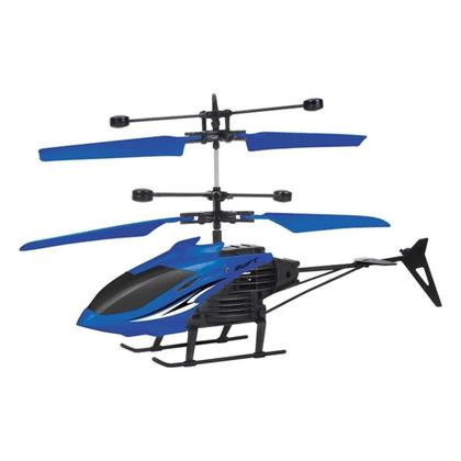 Imagem de Helicóptero Com Controle Remoto e Sensor Brinquedo Drone Infantil Voa 