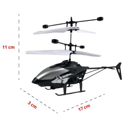 Imagem de Helicóptero Controle Remoto e Sensor de Mão USB Recarregável