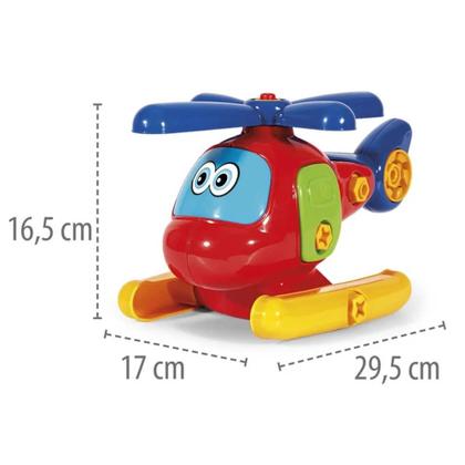 Imagem de Helicoptero didatico 30cm poliplac