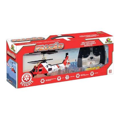 Imagem de Helicóptero Falcão Controle Remoto 3 Canais Art Brink