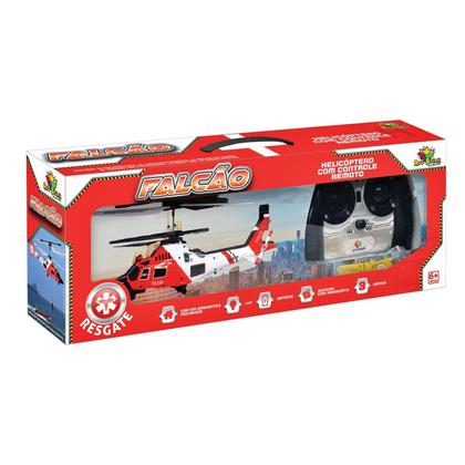 Imagem de Helicóptero Falcão Controle Remoto Falcão Com Giroscópio - Art Brink