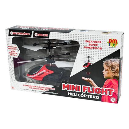 Imagem de Helicóptero Mini-Flight Com Sensor 21 cm - DM Toys